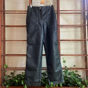 Wilfred Free for Aritizia Vegan Leather Pants size 2
